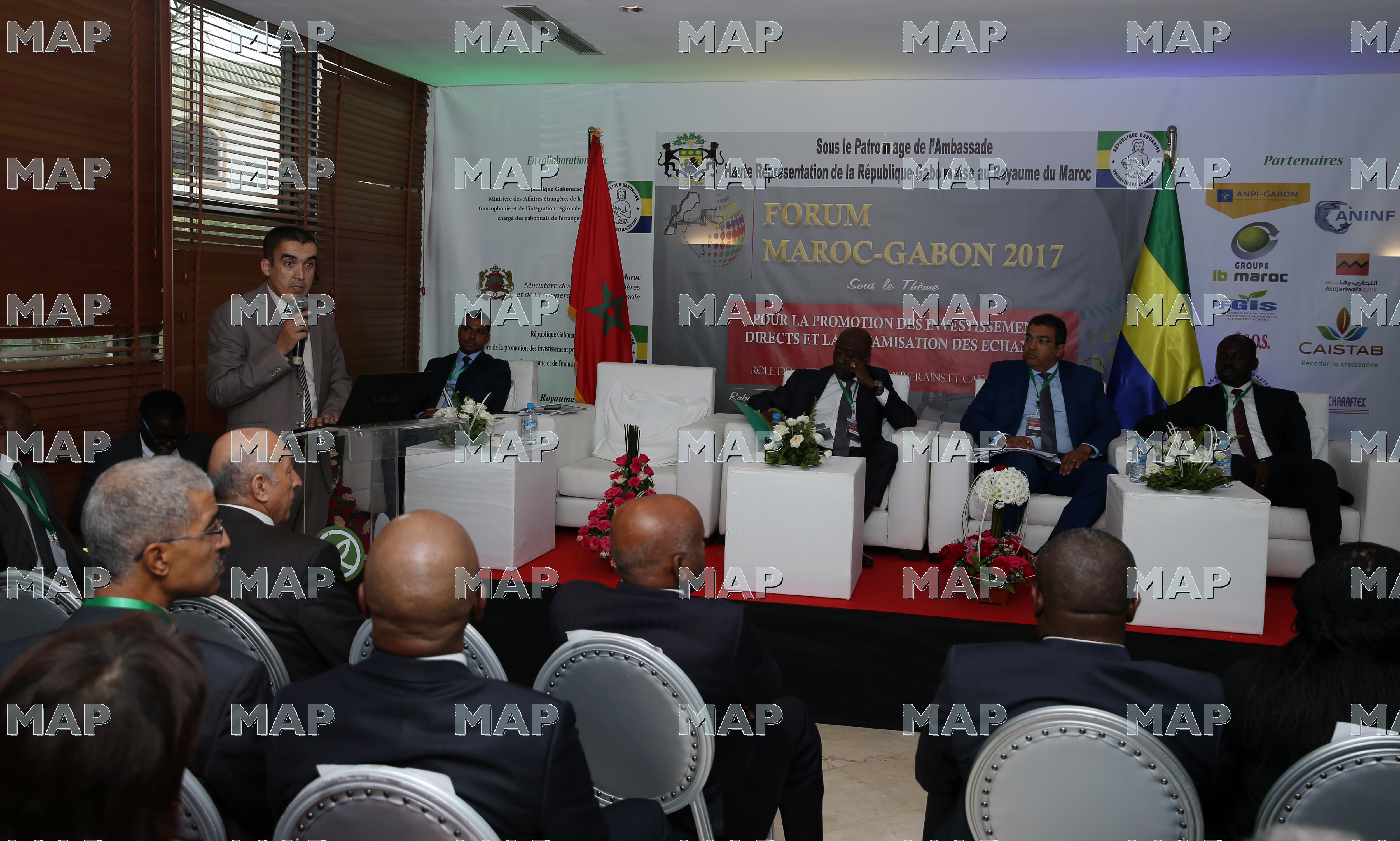 Premier Panel Du Forum Economique Maroc Gabon Maparchives